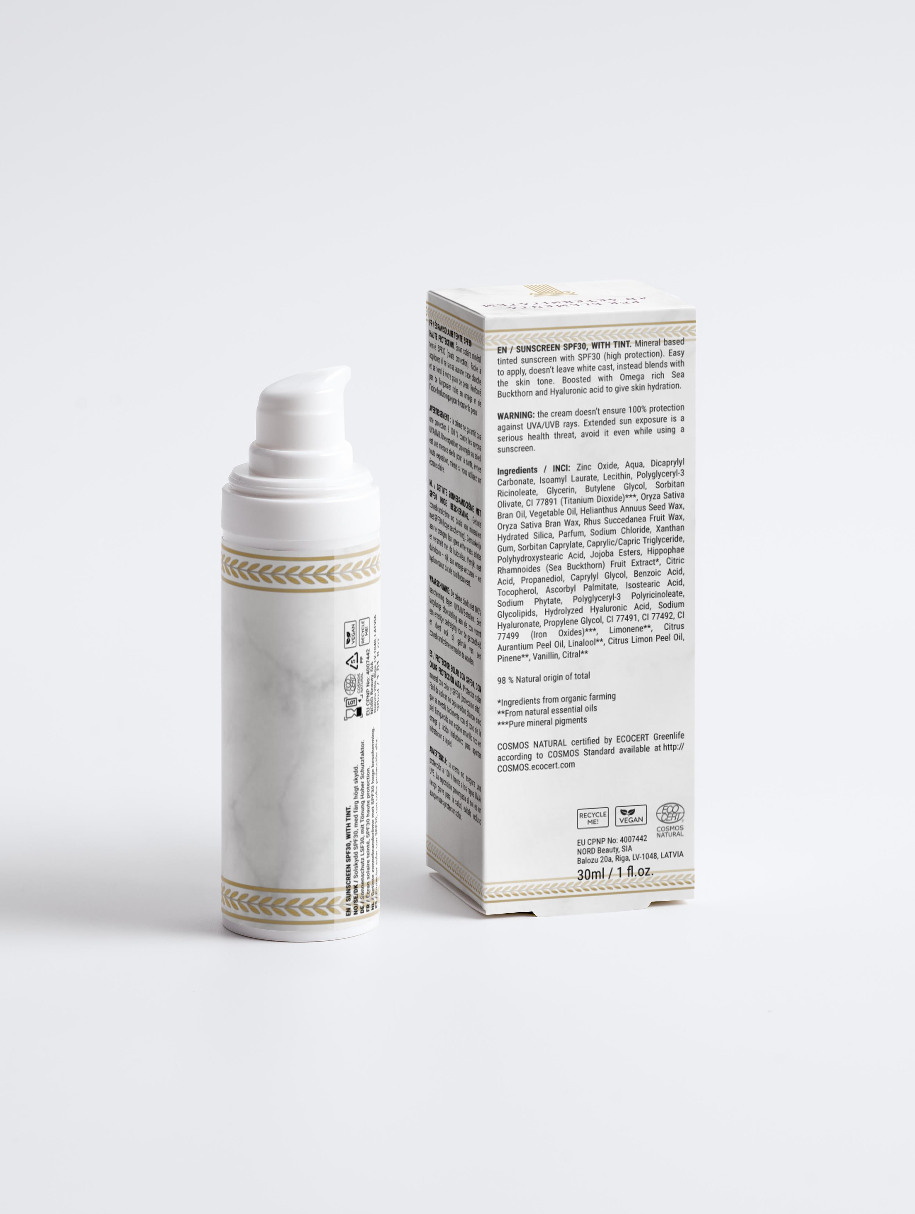 SOLARIS LUMINOSA - Sunscreen SPF30, with tint