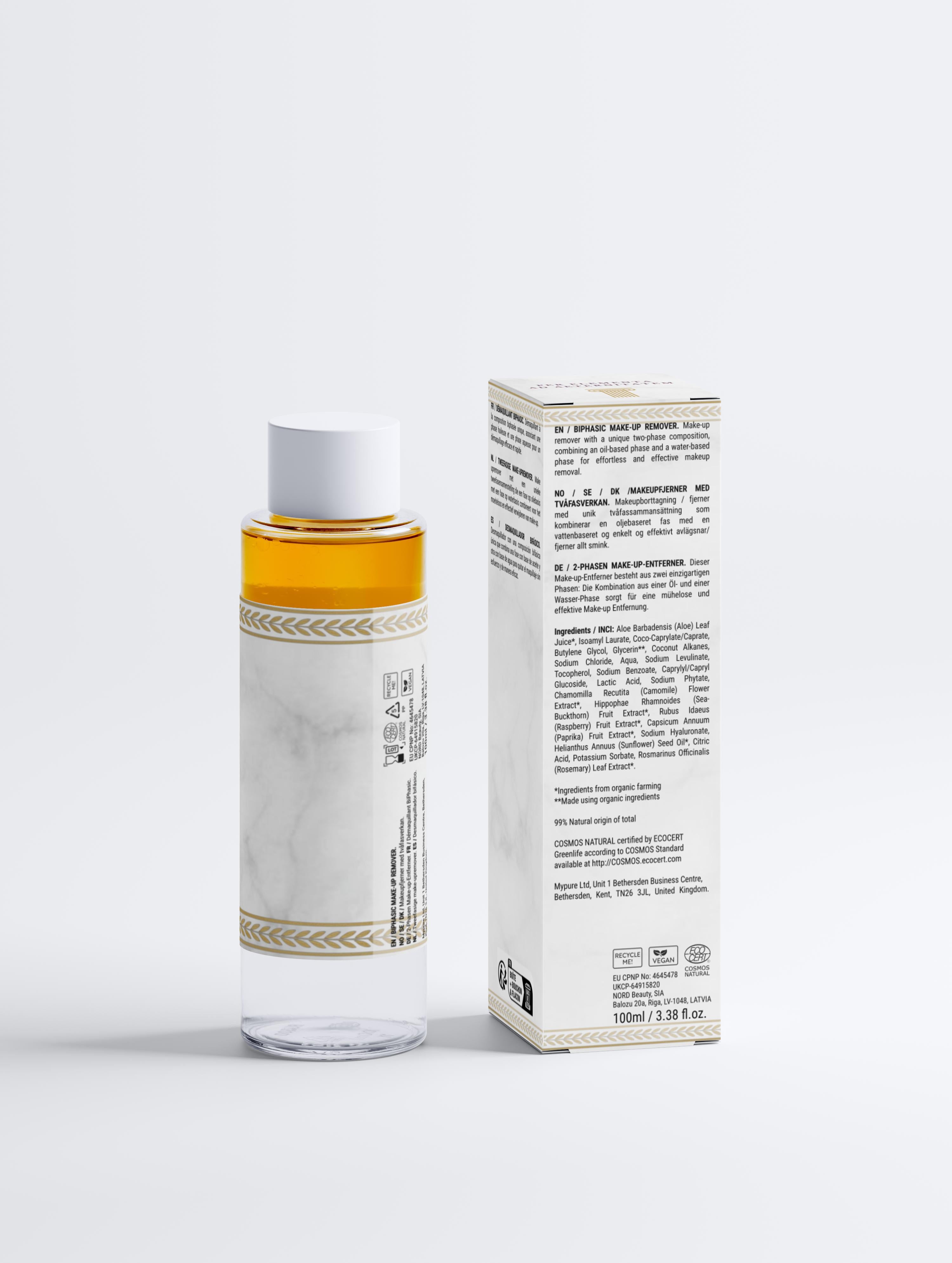 PURITAS BIFASICA - BiPhasic Make-up Remover, Fragrance Free